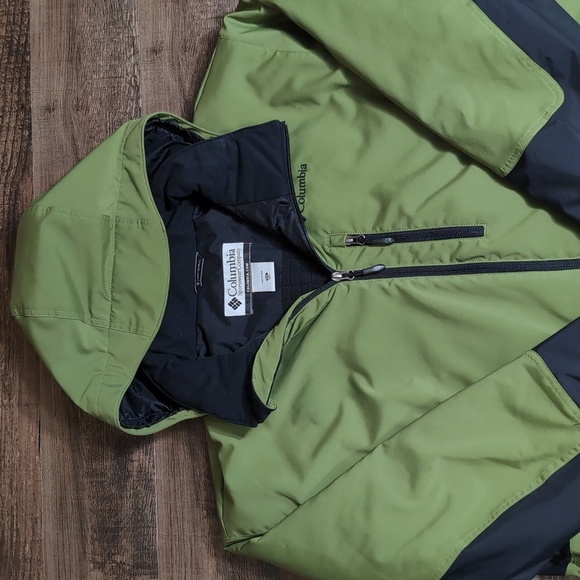 Columbia Ascender Soft Shell Hooded Coat Size XXL in Moss Green WM6336 - Picture 2 of 16